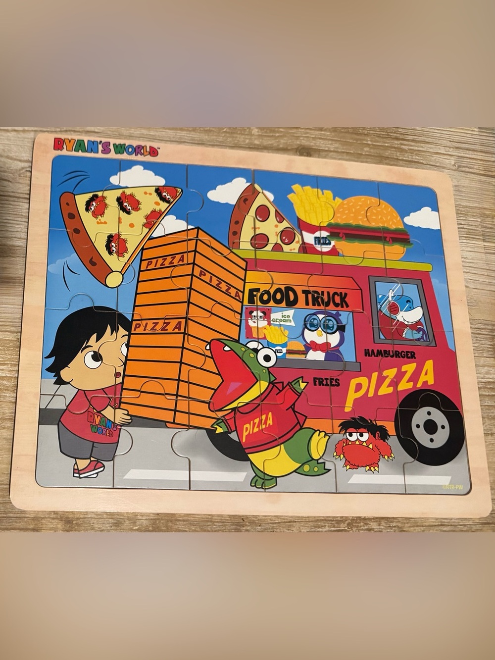 Ryan’s World Pizza Food Truck Wooden Puzzle